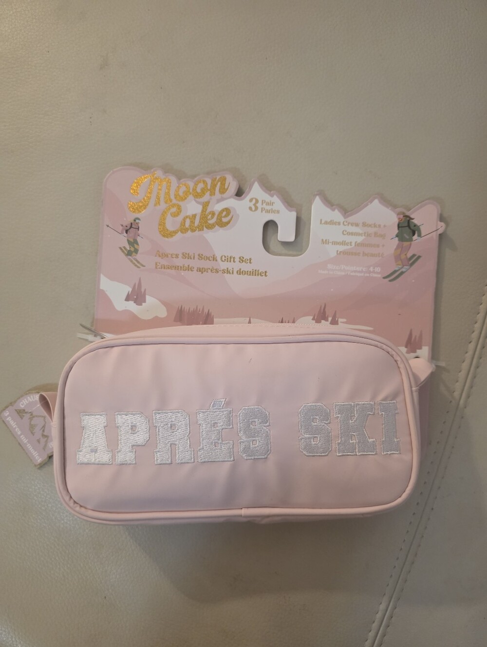 NWT - Moon Cakes Apres Bag & Socks